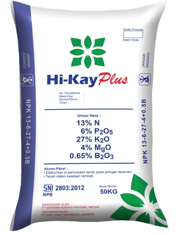 Hikay Plus NPK 13-6-27-4+0.65B